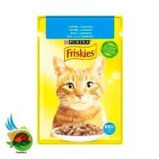 پوچ گربه فریسکیز با طعم سالمون