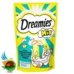 تشویقی گربه دریمیز میکس با طعم سالمون و پنیر Dreamies with Salmon & Cheese وزن 60 گرم