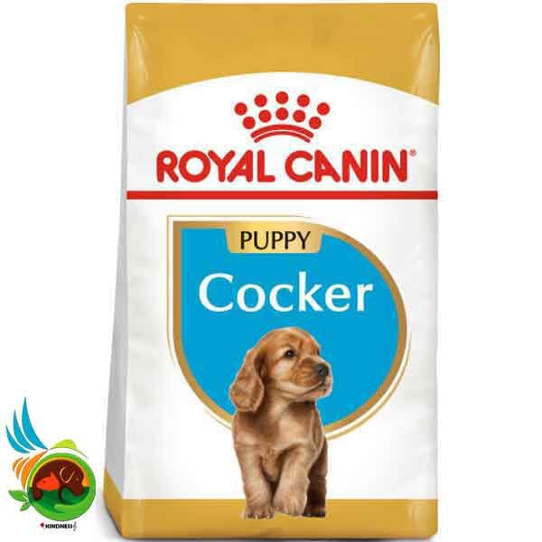 غذای توله سگ کوکر Royal Canin Cocker Dry Puppy Food وزن 3 کیلوگرم