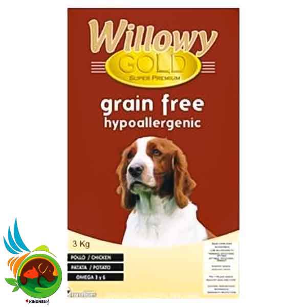 غذای خشک سگ Willowy Gold Grain Free hypoallergenic