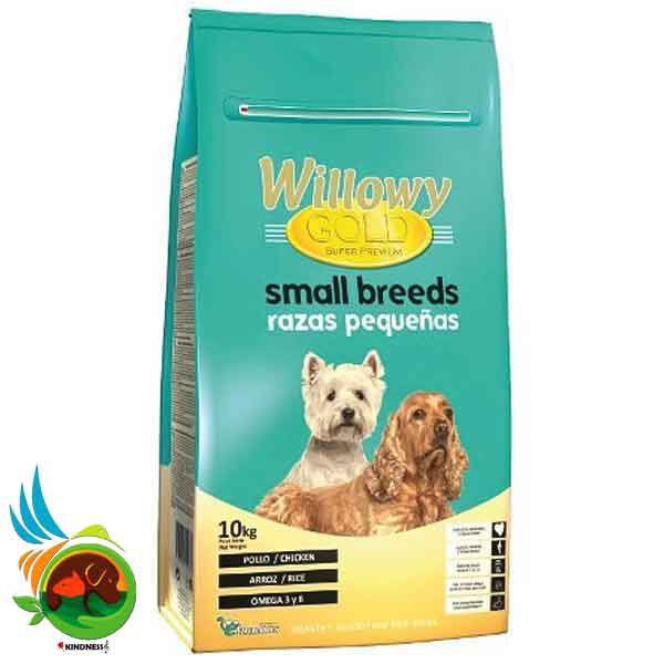 غذای خشک سگهای نژاد کوچک WILLOWY Gold Dog Small Breed