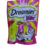تشویقی گربه دیریمیز میکس با طعم گوشت گاو و پنیر Dreamies beef & cheese وزن 60 گرم( اپن باکس ) - تصویر 2