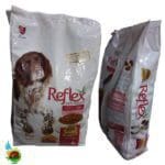 غذای خشک سگ بالغ رفلکس با طعم گوشت گاو Reflex adult dog food beef وزن 3 کیلوگرم ( اپن باکس )