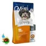 غذای خشک سوپر پرمیوم سگ بالغ نژاد کوچک هپی داگ Happy dog mini adult وزن 8 کیلوگرم