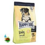 غذای خشک توله سگ هپی داگ نژاد متوسط و بزرگ با طعم گوشت بره و برنج Happy dog baby lamb & rice وزن 4 کیلوگرم
