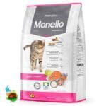 غذای خشک گربه بالغ مونلو با سالمون و مرغ Monello adult cat salmon & chicken وزن 15 کیلوگرم