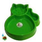 ظرف آب و غذا گربه طرح گربه سایز Large - تصویر 6