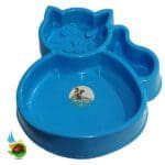 ظرف آب و غذا گربه طرح گربه سایز Large - تصویر 5