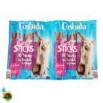 تشویقی مدادی گربه کوشیدا با طعم گوشت گوساله و مرغ Coshida cat sticks mit kalb & geflugel وزن 50 گرم ( 10 عددی ) - تصویر 2