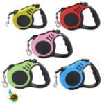 بند قلاده 3متری Pet retractable leash مخصوص سگ و گربه همه نژادها تا وزن 15 کیلو گرم