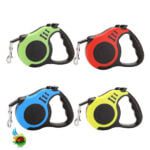 بند قلاده 5 متری Pet retractable leash مخصوص سگ و گربه همه نژادها تا وزن 15 کیلو گرم