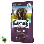 غذای خشک سوپرپرمیوم ارگانیک سگ بالغ هپی داگ حاوی ماهی و گوشت خرگوش Happy dog sensible ireland lachs & kaninchen وزن 4 کیلوگرم