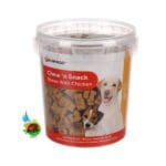 تشویقی سطلی سگ فلامینگو با طعم مرغ Flamingo chew snack bones with chicken وزن 500 گرم