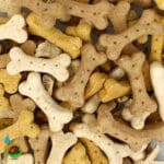 تشویقی بیسکویتی استخوانی سگ فلامینگو Flamingo crunch biscuits bones وزن 500 گرم - تصویر 2