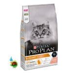 غذای خشک گربه بالغ الگانت پورینا پروپلن با طعم ماهی سالمون Purina pro plan elegant adult salmon وزن 1.5 کیلوگرم