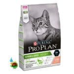 غذای خشک گربه بالغ عقیم پورینا پروپلن با طعم ماهی سالمون Purina pro plan sterilised adult salmon وزن 1.5 کیلوگرم