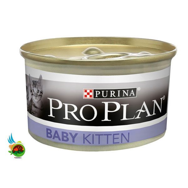 کنسرو گربه شیرده و بچه گربه بالای یک ماه پروپلن Pro Plan Baby Kitten وزن 85 گرم