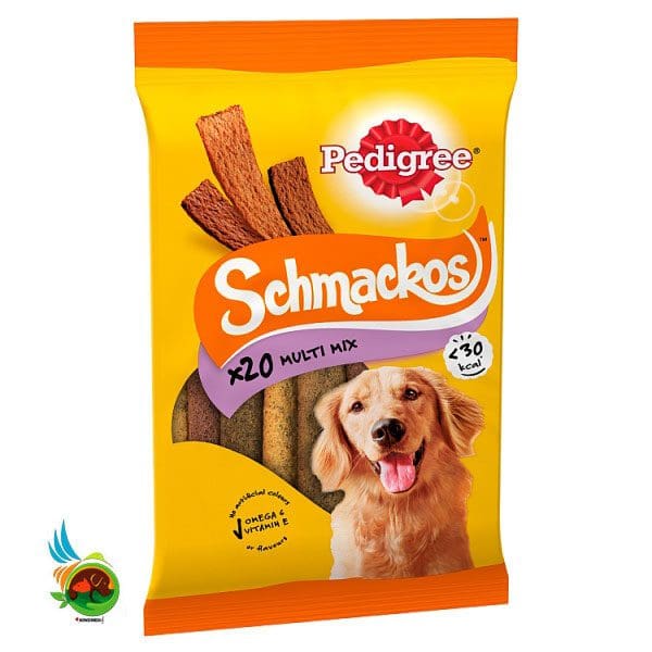 تشویقی سگ پدیگری مدل Pedigree Schmackos وزن 144 گرم