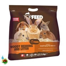 بستر بهداشتی حیوانات کوچک تاپ فید مدل Woody Bedding & Litter وزن 1.5 کیلوگرم