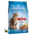 غذای خشک گربه میتو میکس مدل Adult Chicken and Fish وزن 1 کیلوگرم