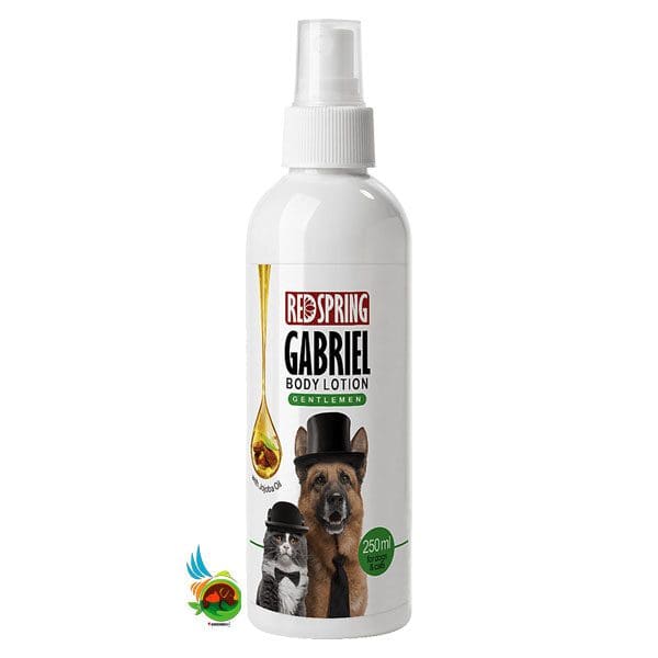 لوسیون بدن رد اسپرینگ مدل گابریل مخصوص سگ و گربه های جنتلمن Redspring gabrielle body lotion حجم 250 میلی لیتر