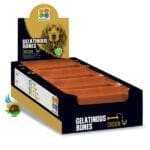 تشویقی سگ نوریش پت مدل استخوان دنتال ژلاتینی با طعم مرغ nourish pet gelatinous bones chicken  طول 11 سانتی متر