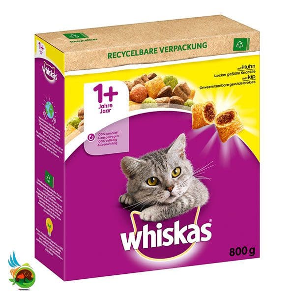 غذای خشک گربه بالغ ویسکاس با طعم مرغ Whiskas Adult Chicken وزن 800 گرم