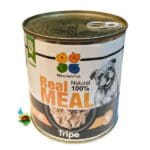 کنسرو نچرال سگ نوریش پت با طعم سیرابی Nourishpet natural real meal with tripe وزن 800 گرم