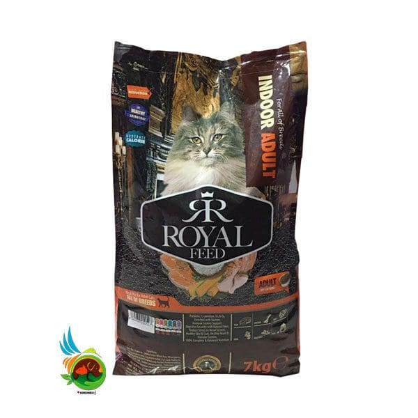 غذای خشک گربه بالغ رویال فید مدل Royal Feed Indoor وزن 7 کیلوگرم
