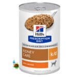 کنسرو درمانی سگ هیلز مدل رنال Hill's kidney care with chicken وزن 370 گرم