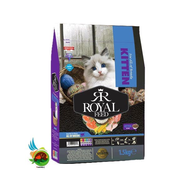 غذای خشک بچه گربه رویال فید مدل Royal Feed Kitten وزن 1.5 کیلوگرم غذای خشک بچه گربه رویال فید مدل Royal Feed Kitten وزن 1.5 کیلوگرم