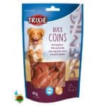 تشویقی سگ تریکسی با طعم اردک مدل Trixie Duck Coins وزن 80 گرم