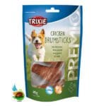 تشویقی سگ تریکسی با طعم مرغ مدل Trixie Drumsticks وزن 95 گرم