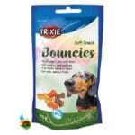 تشویقی سگ تریکسی با طعم مرغ و بره مدل Trixie soft snack Bouncies وزن ۷۵ گرم