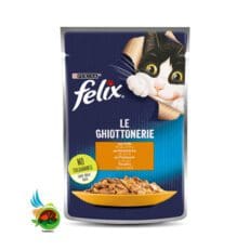 پوچ گربه فلیکس با طعم مرغ Felix with Chicken وزن ۸۵ گرم