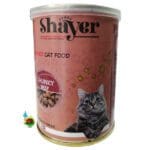 کنسرو گربه شایر مدل خورشتی طعم گوشت Shayer chunky cat food with beef وزن ۴۰۰ گرم