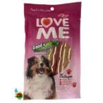 اسنک تشویقی لاومی با طعم میکس مخصوص سگ Love me mixed flavour وزن ۸۰ گرم