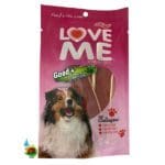 اسنک تشویقی لاومی با طعم گوشت مخصوص سگ Love me beef flavour وزن ۸۰ گرم