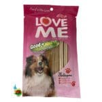 اسنک تشویقی لاومی با طعم جگر مخصوص سگ Love me liver flavour وزن ۸۰ گرم