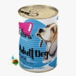 کنسرو سوپر پریمیوم سگ بالغ نژاد متوسط فیفورا مدل پته طعم ماهی Fifora pate for adult dogs with fish وزن ۴۰۰ گرم