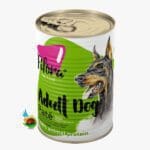 کنسرو سوپر پریمیوم سگ بالغ نژاد بزرگ فیفورا مدل پته طعم گوساله Fifora pate for adult dogs with veal وزن ۴۰۰ گرم
