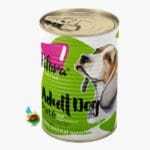 کنسرو سوپر پریمیوم سگ بالغ نژاد متوسط فیفورا مدل پته طعم گوساله Fifora pate for adult dogs with veal وزن ۴۰۰ گرم
