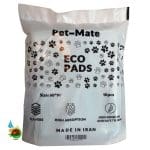 پد زیرانداز بهداشتی پت میت مخصوص حیوانات خانگی Pet-mate eco pads سایز 90*60 بسته 10 عددی