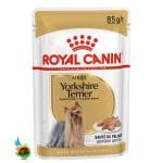 پوچ سگ نژاد یورکشایر تریر رویال کنین مدل Royal Canin Yorkshire Terrier وزن ۸۵ گرم