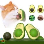 آبنبات کت نیپ دار گربه طرح آووکادو Avocado mint ball toy - تصویر 2