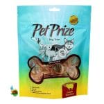 تشویقی نای گوسفند پت پرایز مخصوص سگ Pet prize lamb trachea وزن 50 گرم