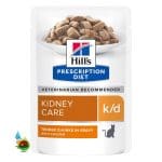پوچ گربه رنال هیلز با طعم مرغ Hill’s prescription diet kidney care with chicken وزن ۸۵ گرم