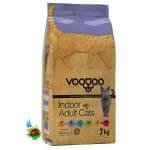 غذای خشک گربه بالغ وودو Voodoo indoor adult cat وزن 7 کیلوگرم