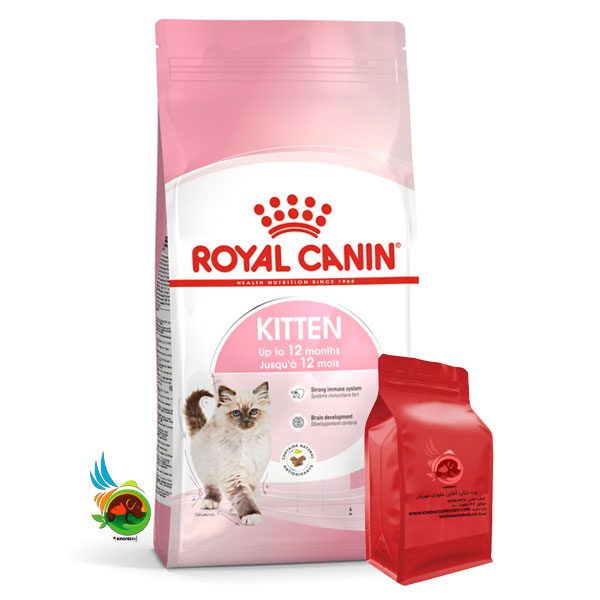 غذای خشک بچه گربه رویال کنین Royal Canin Kitten وزن 1 کیلوگرم ( بسته بندی ملودی مهربانی )