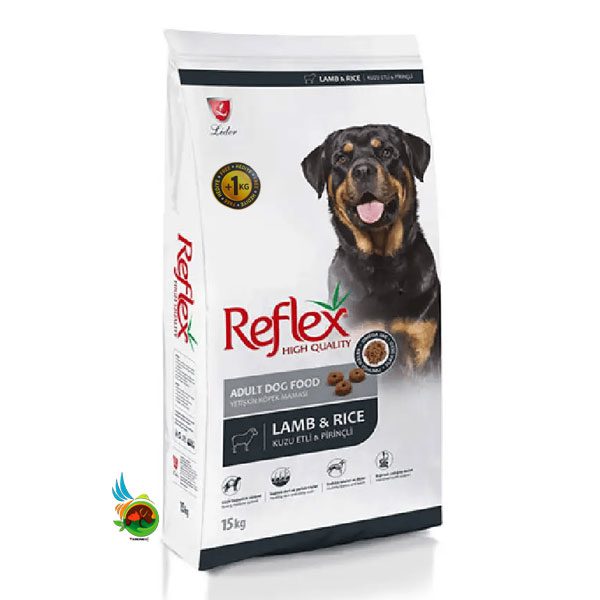 غذای خشک سگ بالغ رفلکس بره و برنج Reflex lamb & rice adult وزن 16 کیلوگرم